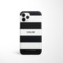 Personalised Monochrome Stripe Phone Case, thumbnail 3 of 5