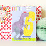 Dinosaur 6th Happy Birthday Card, thumbnail 4 of 5