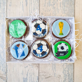 Personalised Football Cookie Gift Box, 6 of 10