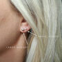 Silver Nugget Stud Earrings, thumbnail 5 of 8
