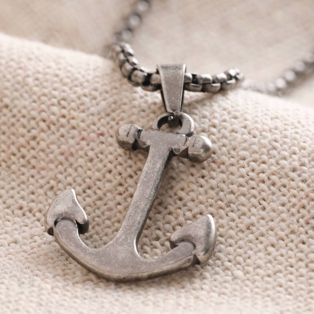 Anchor Necklace in Silver