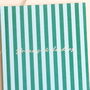 Green Stripe Dreams And Doodles Notebook, thumbnail 2 of 4