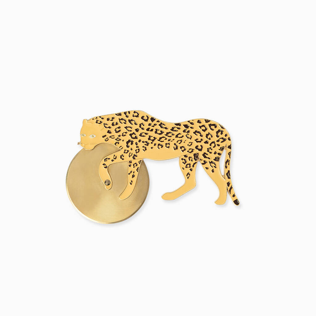 Cheetah Pizza Cutter By Posh Totty Designs Interiors