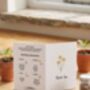 Handmade Plantable Wildflower Seeded Thank You Cards, thumbnail 5 of 12