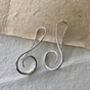 Musical Note Sterling Silver Drop Earrings, thumbnail 2 of 4