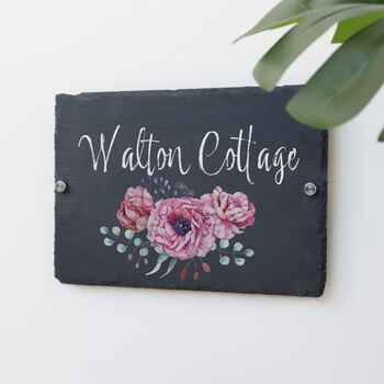 Slate Printed House Sign, 3 of 5