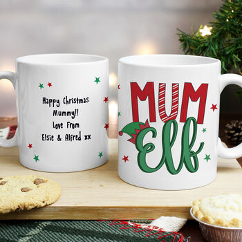 Personalised Elf Mug For Mum Gift, 3 of 3