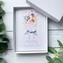 Personalised 13th Birthday Card, Blue Balloon Design, thumbnail 1 of 5