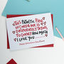 Valentines Card How Much I Love You, thumbnail 1 of 2