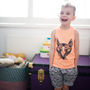 Kids Vest Cool Children's Orange Tee For Girls And Boys, thumbnail 4 of 4