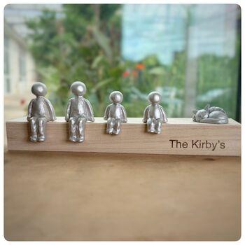 Personalised Our Family Ornament With Choice Of Figures, 4 of 11