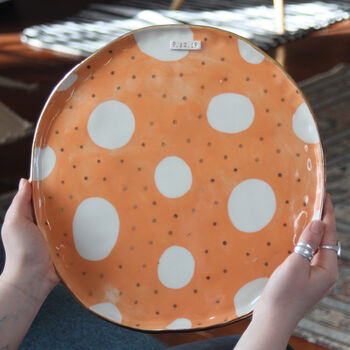 Personalised Cosmic Ceramic Platter Wedding Gift, 5 of 7