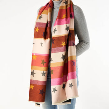 Star Reversible Winter Scarf, 2 of 8