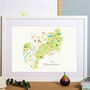 Map Of Gloucestershire, thumbnail 1 of 8