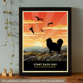 Limited Edition Shorthaired Cat Print: Cat Lovers Gift, 8 of 10