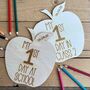 Back To School Photo Prop Apple Sign, thumbnail 4 of 4