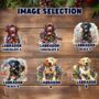 Personalised Labrador In Christmas Lights, thumbnail 2 of 12