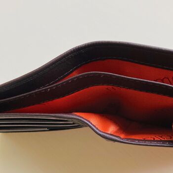 Slim Brown Leather Wallet ~ Rfid Protected, 3 of 7