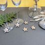 Personalised Christmas Star Wine Glass Charms, thumbnail 8 of 12