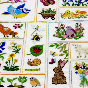 Spring Splendour Hand Embroidery Kit, 10 of 12