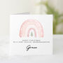 Personalised Rainbow Granddaughter Christmas Card, thumbnail 1 of 3