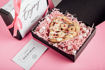 Valentines Gift Blondie And Brownie Heart Duo, 2 of 6