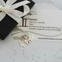 Zodiac Star Necklace Personalised With Letter Charm, thumbnail 2 of 12