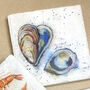 Shellfish Italian Marble Coasters, thumbnail 3 of 4