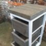 Reclaimed Industrial Timber Drawer Chest Unit 345, thumbnail 2 of 5
