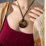Tiger's Eye Long Pendant Necklace, thumbnail 1 of 5