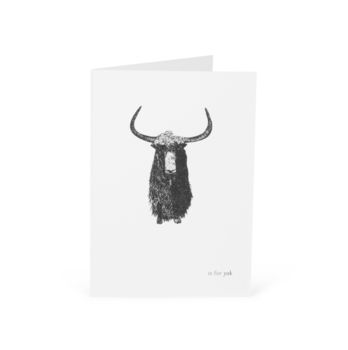 Y Is For Yak Card, 2 of 2