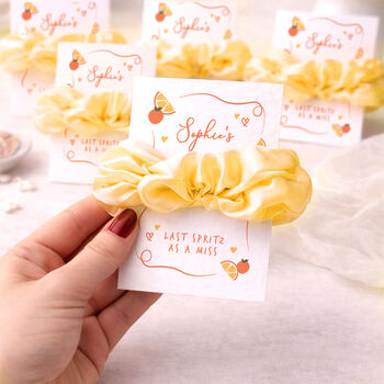 Last Spritz Hen Party Favours Scrunchies Party Bag Fillers, 3 of 8