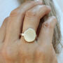 Personalised Contemporary Nugget Ring, thumbnail 7 of 9