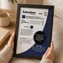 Personalised Birth Year Print Birthday Gift For Spurs Fans, thumbnail 3 of 11