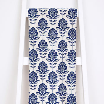 Set Of Two Peacock Flower Print Tea Towels, 3 of 4