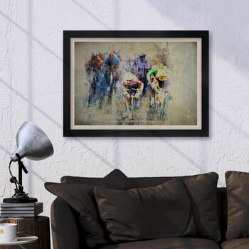 Tour De France The Sprint Cycling Poster Print, 4 of 4