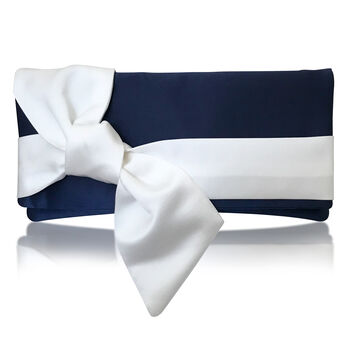 Piper Satin Bow Clutch, 2 of 6