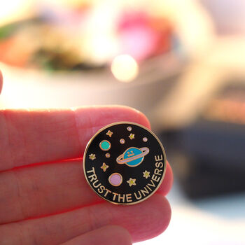Trust The Universe Enamel Pin Badge, 2 of 8