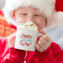 Personalised 'Santa's On His Way' Christmas Eve Mug, thumbnail 1 of 2