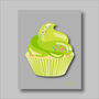 Lime Cupcake Print, thumbnail 1 of 5