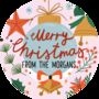 Personalised Family Merry Christmas Bauble Lollipop, thumbnail 2 of 4