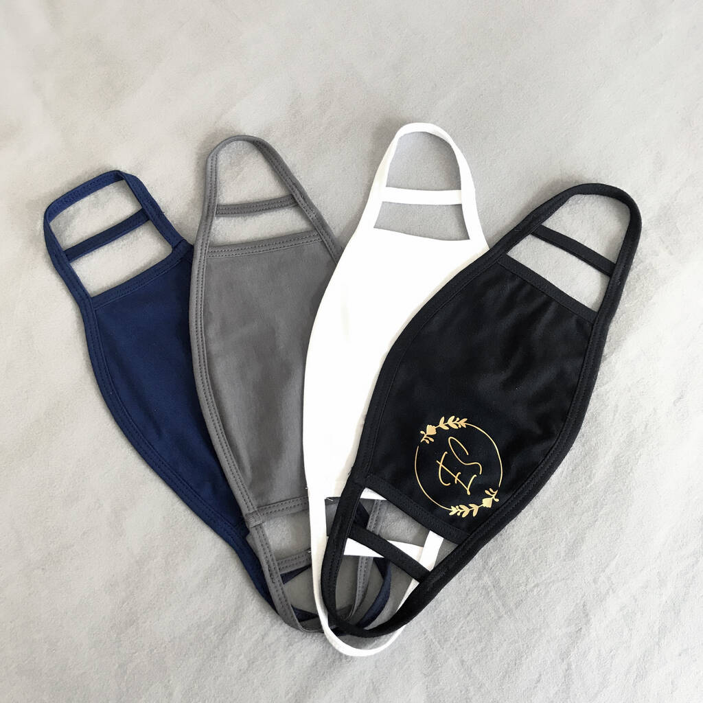 Personalised Washable Face Mask By Precious Little Plum