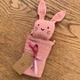 Personalised Organic Cotton Easter Bunny Baby Comforter, thumbnail 11 of 12
