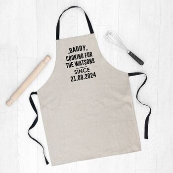 Personalised 'Cooking Since' Apron, 4 of 7