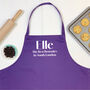 Personalised Art Deco Apron, thumbnail 2 of 3