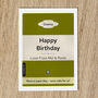 Personalised Birthday Card For Her Paperback Book Cover, thumbnail 6 of 7