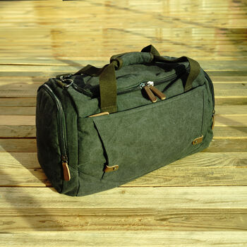 Canvas Holdall Weekender, 5 of 12