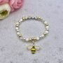 Personalised Bee/Owl Charm Bracelet, thumbnail 1 of 10