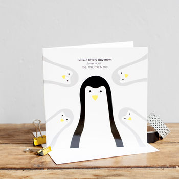 Build Your Own Mum Penguin Mother's Day Card, 4 of 8