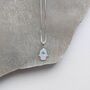 Sterling Silver Hamsa Pendant Necklace, thumbnail 3 of 7